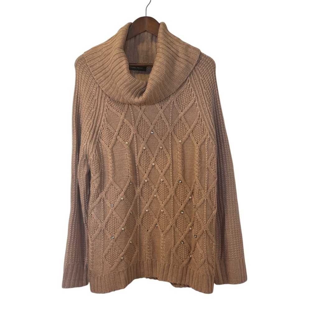 Ivanka Trump blush pink Women's Sweater, size XL